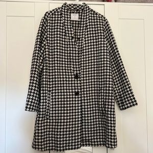 Old navy houndstooth coat 1x